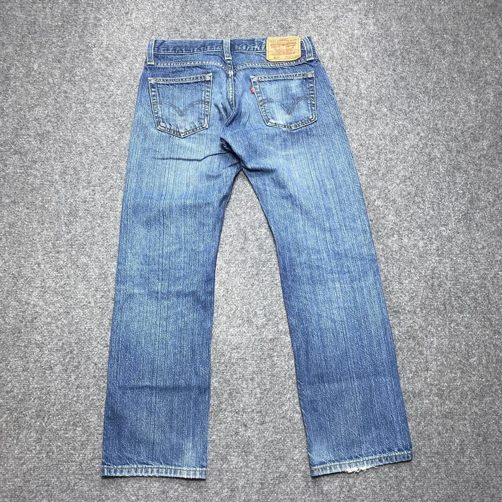 Levis Jeans Men 30x30 Blue‎ 514 Regular Fit Straight Leg Medium Wash Tag 30x30